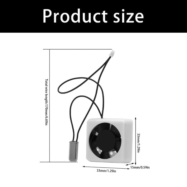 24VDC ekstruder køleventilator til og Mini 3D-printere forhindrer tilstopning