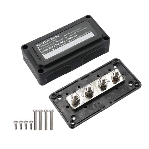 Heavy Duty Module 300A 48V High Current Black Red Shell Block Bus Bar Box Bo