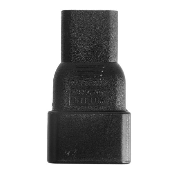 IEC 320 3-Pin C13 Hunn til C20 Hann Plug Converter for AC Power Adapter Bærbare bærbare kameraer