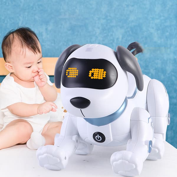 Fjernbetjent hund RC robotstunt hvalp dansende programmerbar til smart legetøj interaktiv gave