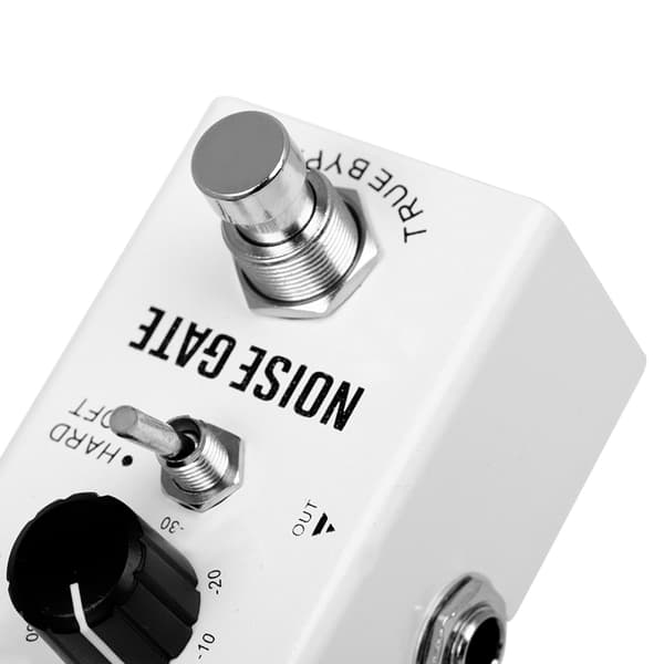 Effektpedal Aluminiumlegering Noise Gate Elektrisk Gitarpedal Støyundertrykker