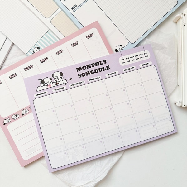 To Do List Planner Notesbog 50 udaterede ark Akademisk planlægger for studerende null - A