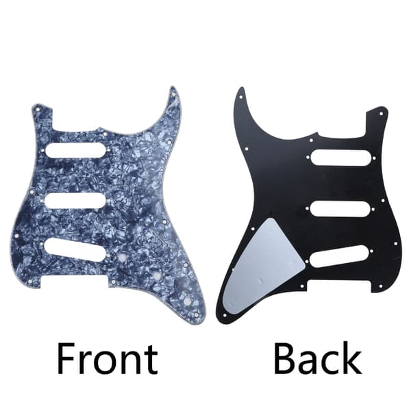 Retro-St Elektrisk Guitar Pick Guard Scratch Plate Musikinstrument Tilbehør Abalone shell