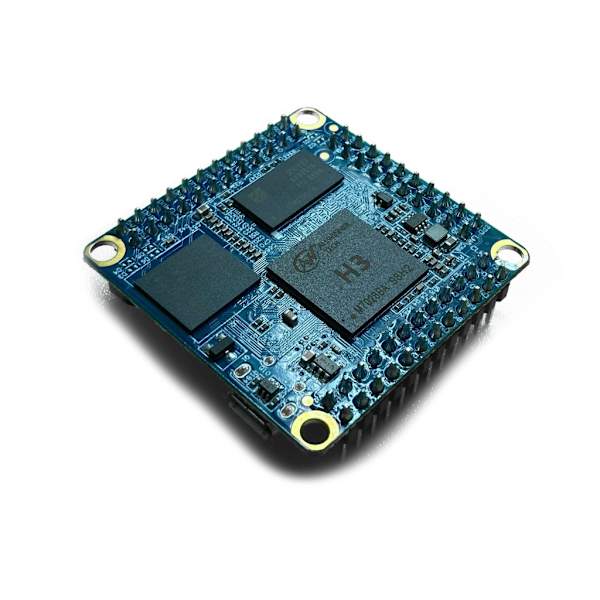 NanoPi NEOCore Single Board -tietokoneelle, jossa on AllwinnerH3 QuadCores -suoritin ja 512 Mt 256 Mt sulautetun järjestelmän tee-se-itse