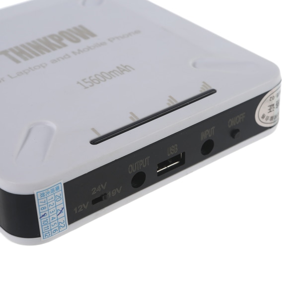 Mini UPS oavbruten power 15600mAh 58Wh med för DC 5V/12V/19V/24V-utgång för trådlös router Laptop Smartphon null - US