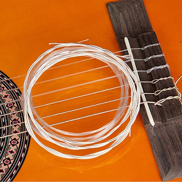 6 st/set Nylon Klassiska Gitarrsträngar Musikinstrument Tillbehörsdelar