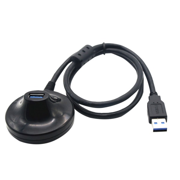 USB-forlængerkabel med beslag 1m USB 3.0 Hurtigopladningskabel Opladerledning til TV PC Computertelefon