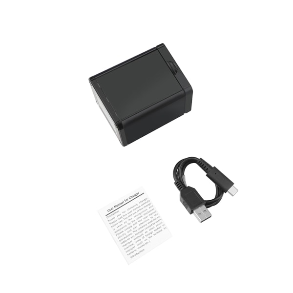 Hurtig batterioplader med USB-opladning Type-C-kabel til Tello/Tello EDU Minidrone 3 i 1 Multiple Charging Hub