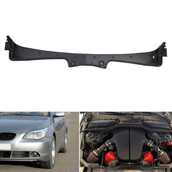 Vindusvisker Spylerdyser Deksel Trim Panel Gummilist for E60 E61