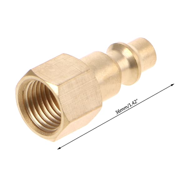 Solid messing 1/4\" NPT hurtigkobling luftslange fittings luftkompressor kobling Pl