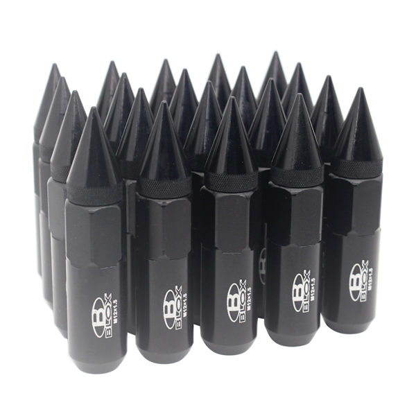 20 stk. Spike-Hjulmøtrikker M12X1.25 / M12X1.5 Fælge Hjulmøtrik Hjul Tilbehør Black 1.25