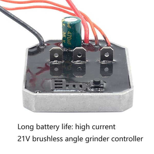 Børsteløs Lithium Elektrisk Vinkelsliber Kontrolkort 21V 60Amp Controller