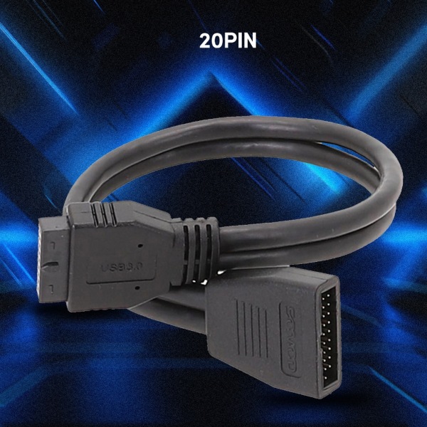 USB3.0 Inbyggd förlängningskabel Moderkort USB3.0 19Pin 20Pin Hona Till USB 19Pin 20Pin Hane Conversion Anslutningssladd