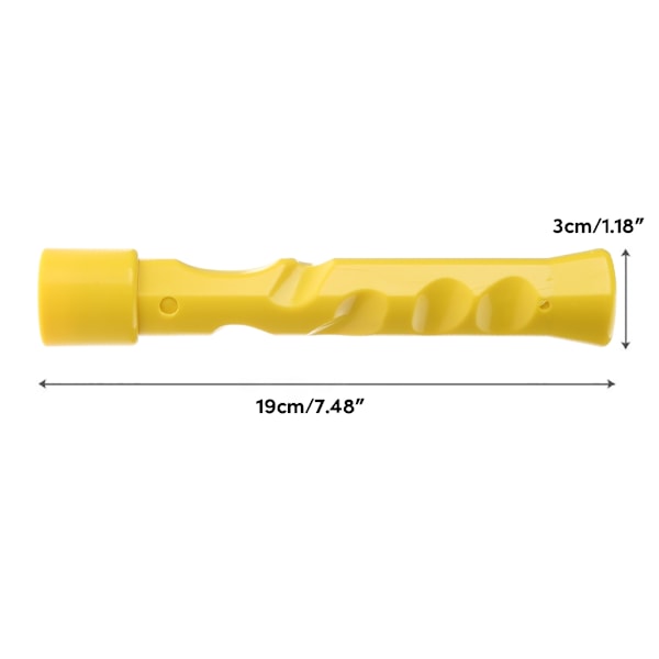 1 st Badminton Racket Träningssving Bat Övning Grepp Racket Stick Force Yellow