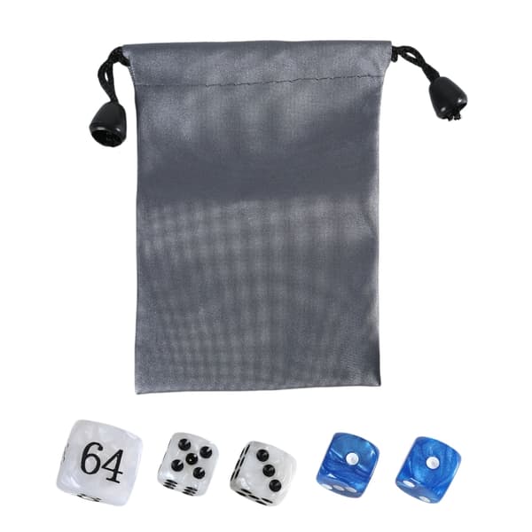Akryl Backgammon Perler Terninger Sæt 22mm Doblingskube og Fire 16mm Terninger Sæt