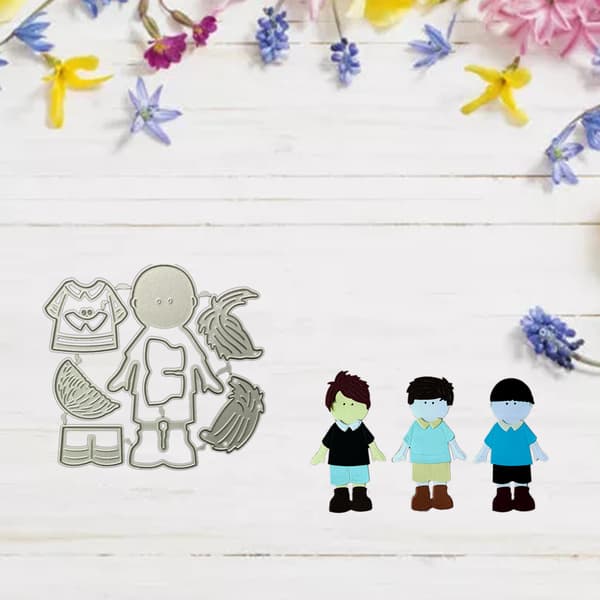 Skæreplader til invitationskort Scrapbooking Prægepapir Dec