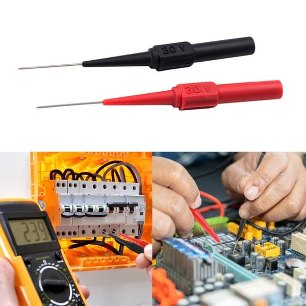 Multimeter Test Pin ProbeDiagnostisk Isolasjon Wire Piercing Tester Nål