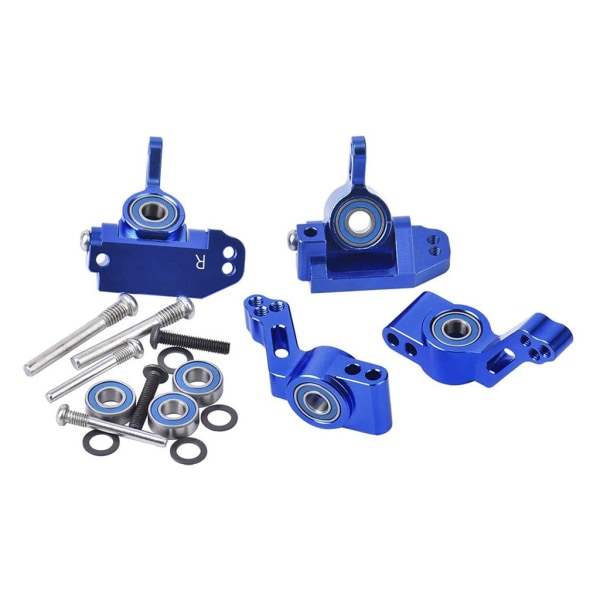 Styrblock i legering set del 3736 3632 3752 Uppgradering för RC 1/10 Traxxass Slash 2WD Stampede Rustler Bandit