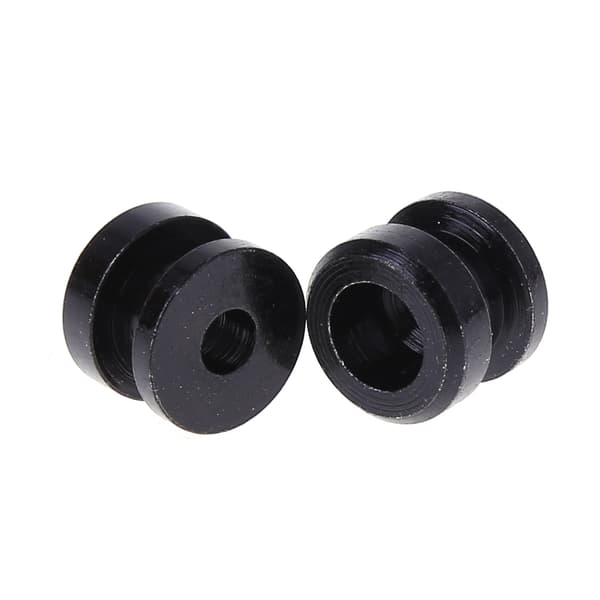 1Pari Guitar Non-slip Strap Lock Button Buckle Base Black
