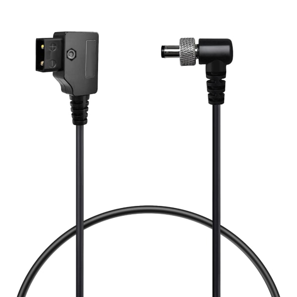 D-Tap för att låsa DC2,1 mm DC2,5 mm-skärmar Power rätvinklad kabel Lämplig för Atomos Video Assists-skärmar