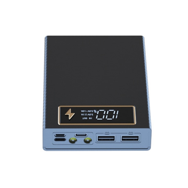 Bärbar DIY Power Bank Box med snabbladdning 4x18650 batterihållare Hög kapacitet löstagbar case Yttre skal