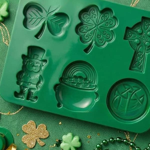 Plastikk Shamrock Form Form For Feriebaking Og Håndverk Sjokoladeform