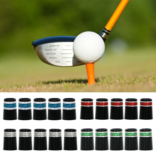 Golfhylsor Ferrules Ersättning Golfklubbor Skaft Tillbehör Kit 20x13.8x9.3mm Red