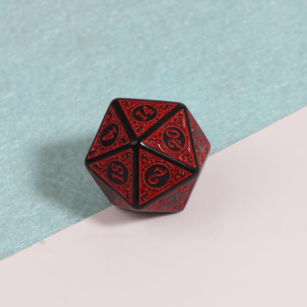10 stk. 20-sidet terning D20 til rollespil, fest, akrylspil, terninger, spilklub Green