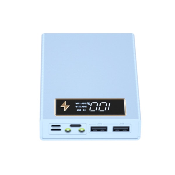 Bärbar DIY Power Bank Box med snabbladdning 4x18650 batterihållare Hög kapacitet löstagbar case Yttre skal