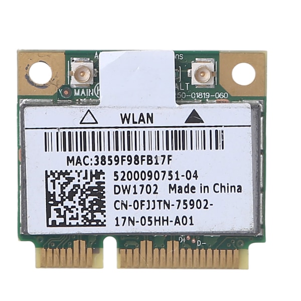 Til Dell DW1702 Atheros AR5B195 Wireless og BT WiFi-kort