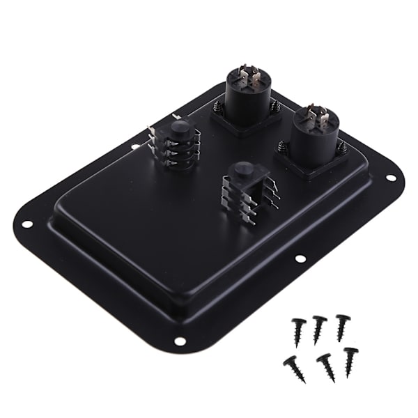 Forgreningsdåse 4-Core Socket Jack Plade Terminal Binding Post Speakon Input PA DJ