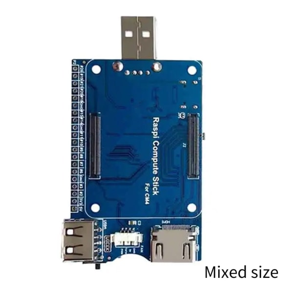 För RPi Compute Module 4 IO Board Mini Base Board Standard CM4 Socket 20PIN GPIO