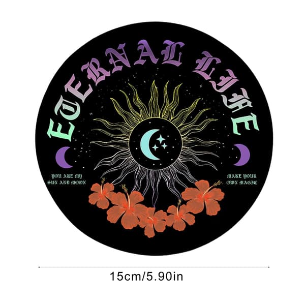 Astrologi Pendler Matte Musematte Gummi Divinasjonsmatte for Skrivebordsdekorasjon