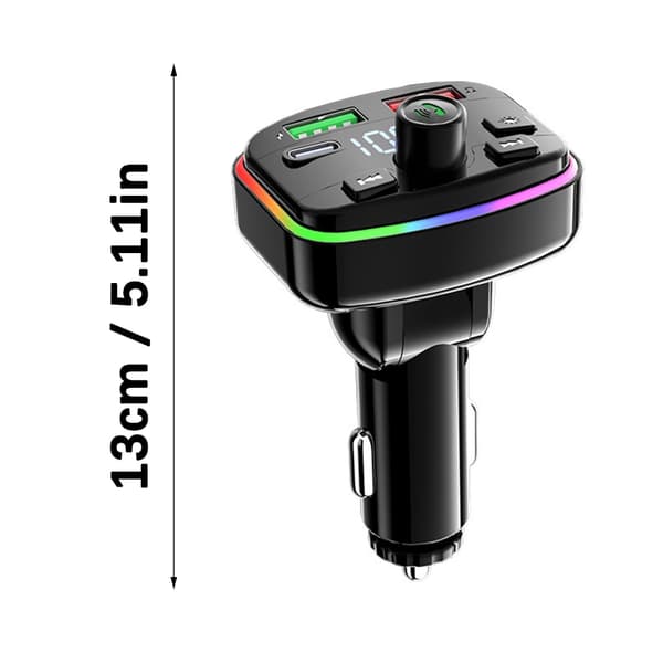 12V 24V Billading Bluetooth-kompatibel Sender Hurtiglading LED-lys