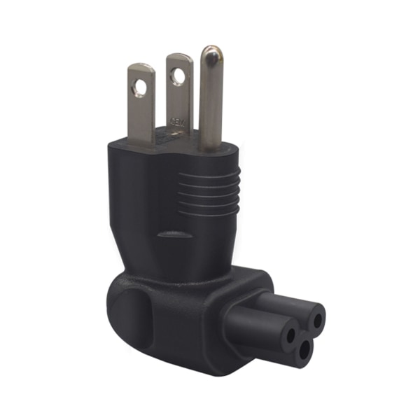 3-stift NEMA 5-15P till C5 Plug-Power Adapter Ersättning för standarddator 10A 250V AC Power Plug-Connector Converter