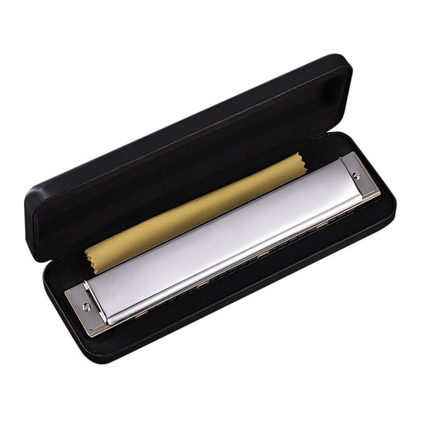 Harmonica i C-dur 24 hål Polyfoni Orgel Diatonisk Mun C