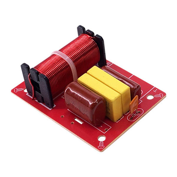 D234 2-vägs ljudhögtalare Frekvensdelare 80W Hi-Fi Audio Crossover Filter Modulkort för DIY-högtalare diskantbas