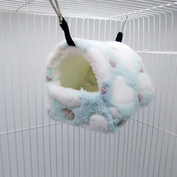 Hamster hængende hængekøje bur Plys skjulested telt hytte til leg Rest House Marshmal Dark Brown XS