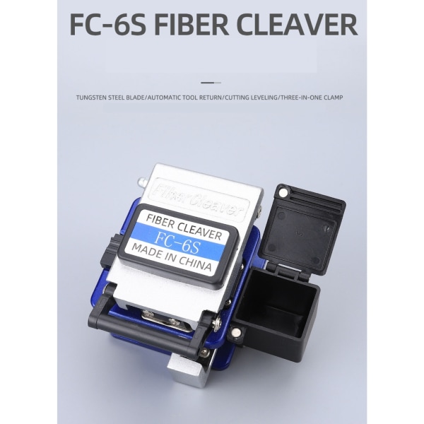 FC-6S FTTH optisk fiberklippare Metall Högprecisionsskärare för kall anslutning