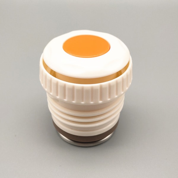 5,2 cm Vakuumflasklock Utomhusresekopp Läcksäkert kolvlock Hållbar Praktisk Light Grey