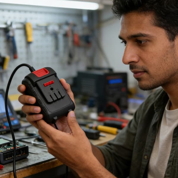 Enkel montering batteriadapter for Dayi /2106 batterikontaktomformere