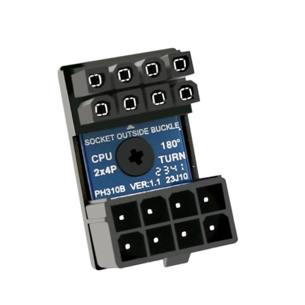 Bundkort CPU 8PIN servostyringsstik 8-pin 180 graders stikadapter