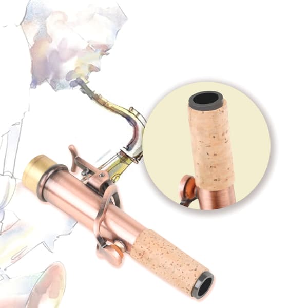 2 stk. Saksofonhalssett med buet og rett hals for saksofon musikkinstrumenter