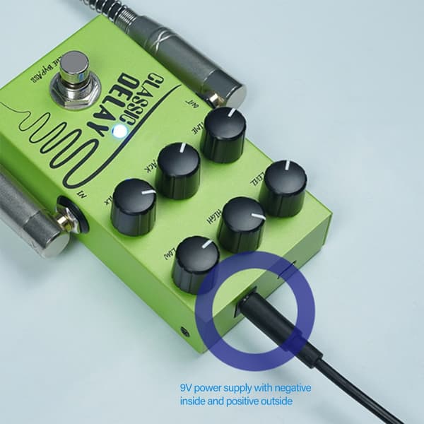 Gitar Equalizer Pedal True Bypass Elektrisk Bass Praktisk Gitarpedal