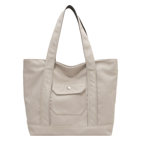 Indkøbstasker Bogtaske Trendy taske Mode Casual Shopper Bag Alsidig håndtaske Beige
