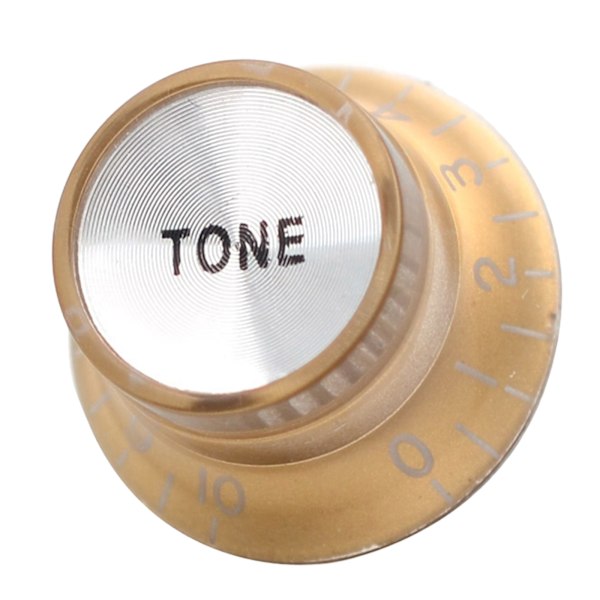 Volymton Potentiometer Knoppar Elgitarr Hastighetskontroll Knopp för LP SG Gold Tone