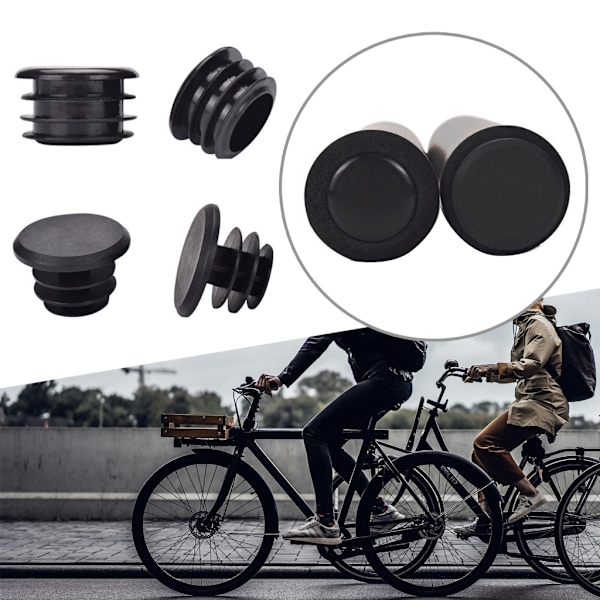 10 st Plast Cykelstyre Ändpluggar Cykelstyre Ändkåpor för Cyklar Stopper 01 style