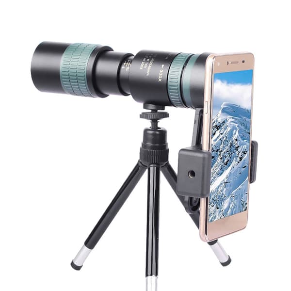 Højeffekt monokular til smartphoneadapter, jagt, observation, camping, vandring