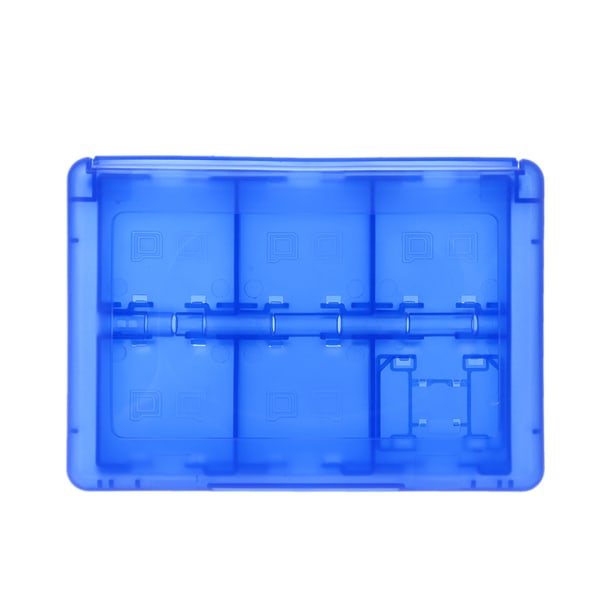 SD-korthållare för case Organized Cartridge förvaringsbox hårdplast för Shell F Blue