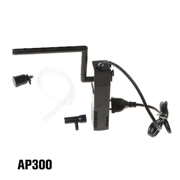 Akvariumfilter Stillevannsrenspumpe med sugekopper for reptiler for tank